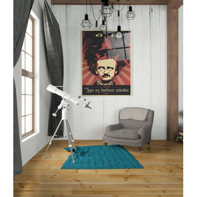 «Poe», art mural en verre acrylique