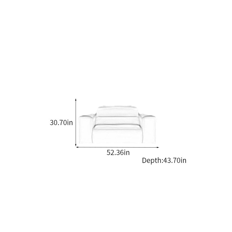 Electric adjustable in-line  sofa