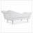 Chaise Lounge with Scroll Arms