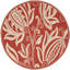 Tapis d'intérieur / extérieur à motif floral Courtyard Performance-318846318