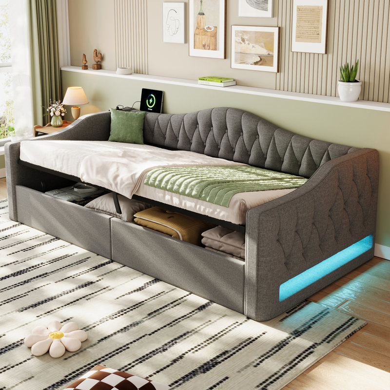 Upholstered Ottoman Bed