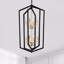 Lustre à 8 lumières de style lanterne de style campagnard avec finition en métal noir et luminaires suspendus de style moderne-1267143096-1267143103-1267143100