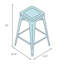 Tabouret de bar et de comptoir Marieliese-41663406