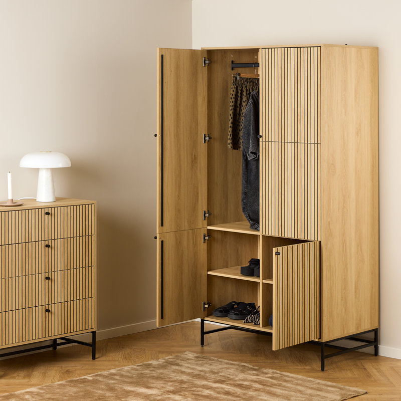 Roscigno Manufactured Wood Wardrobe