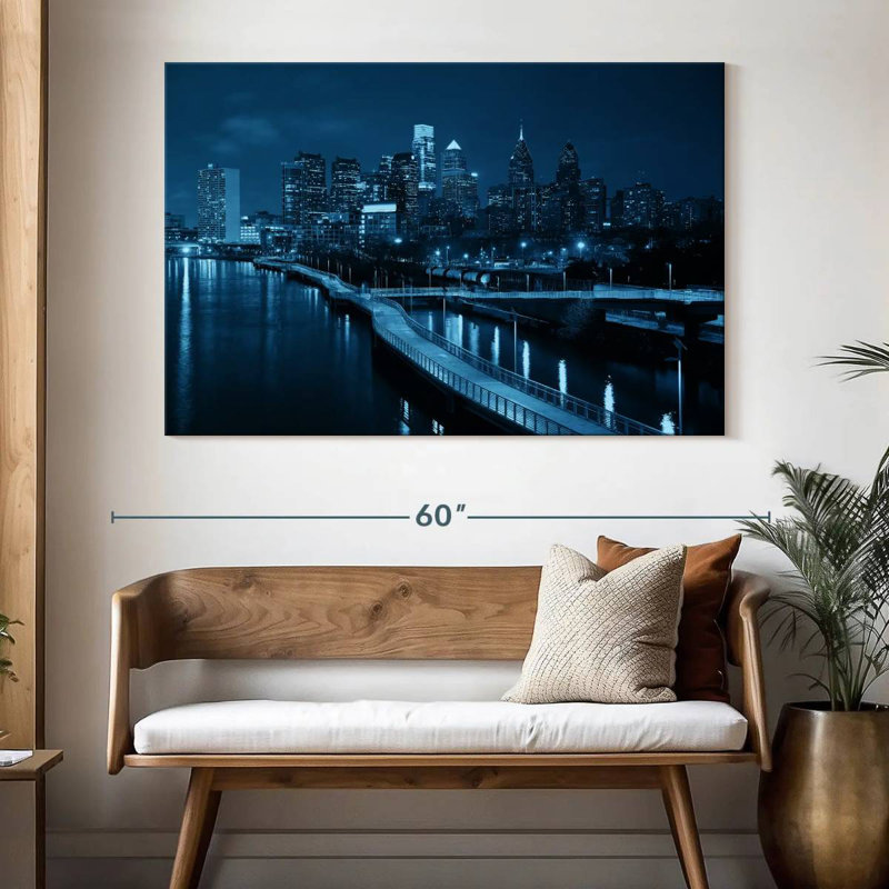 Horizon urbain de Sireci, Philadelphie, H 34 po x l 51 po