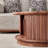 Walnut Coffee Table with Sintered Stone Top-1399299287