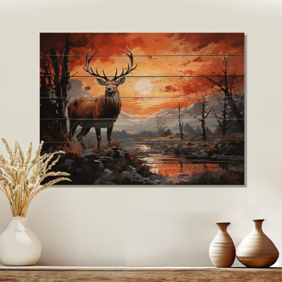 " Deer Bold Silhouette "