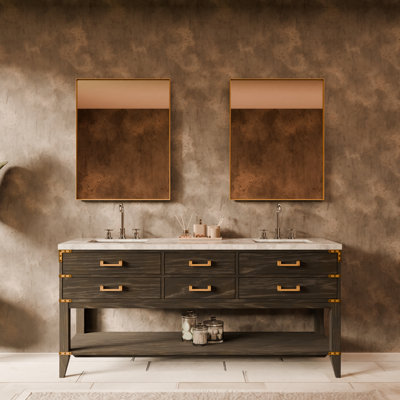 Double Bathroom Vanity with Top