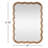 Solid Wood Wavy Mirror