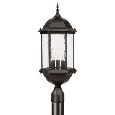 Tête de lanterne câblée à 1 lumière de 24 po Main Street