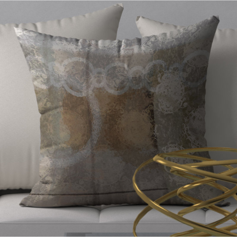  Housse de coussin carré et insert, 18 po x 18 po