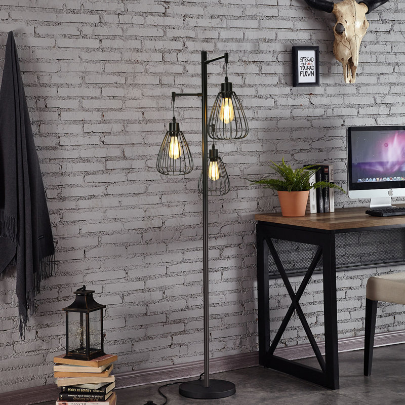Lampe sur pied à branches 65 "