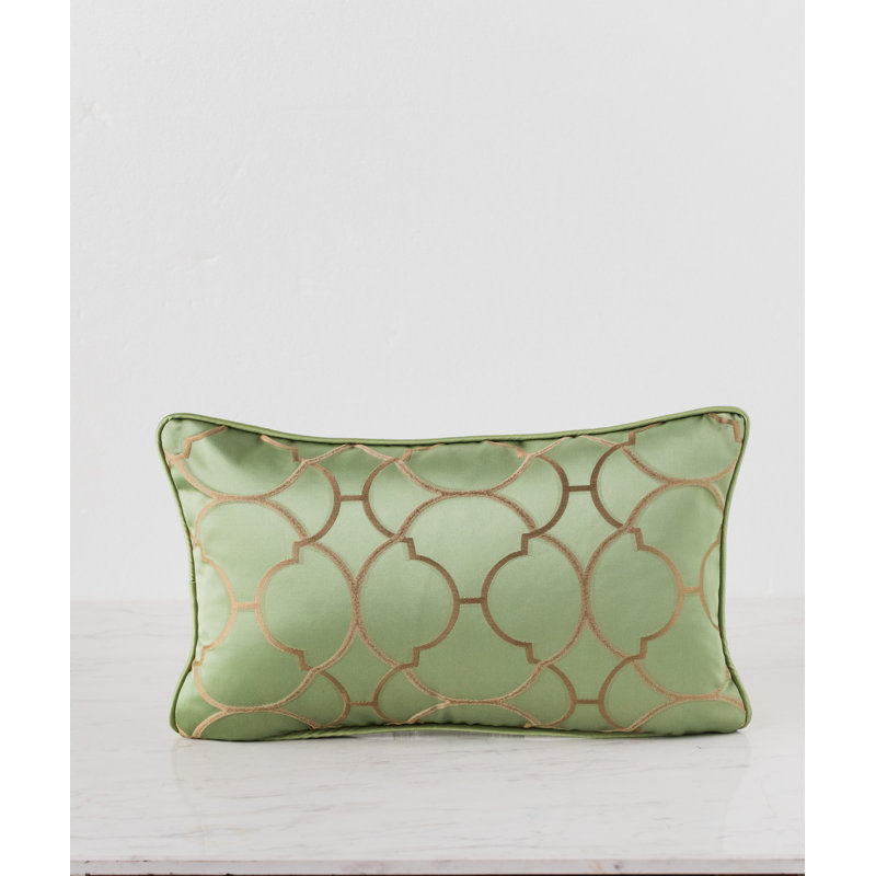 Housse de coussin Moroccan Trellis, Vert clair