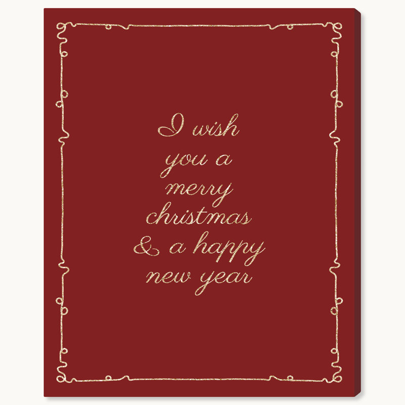 Message de Noël en cursive, H 20 po x l 16 po x P 0,8 po
