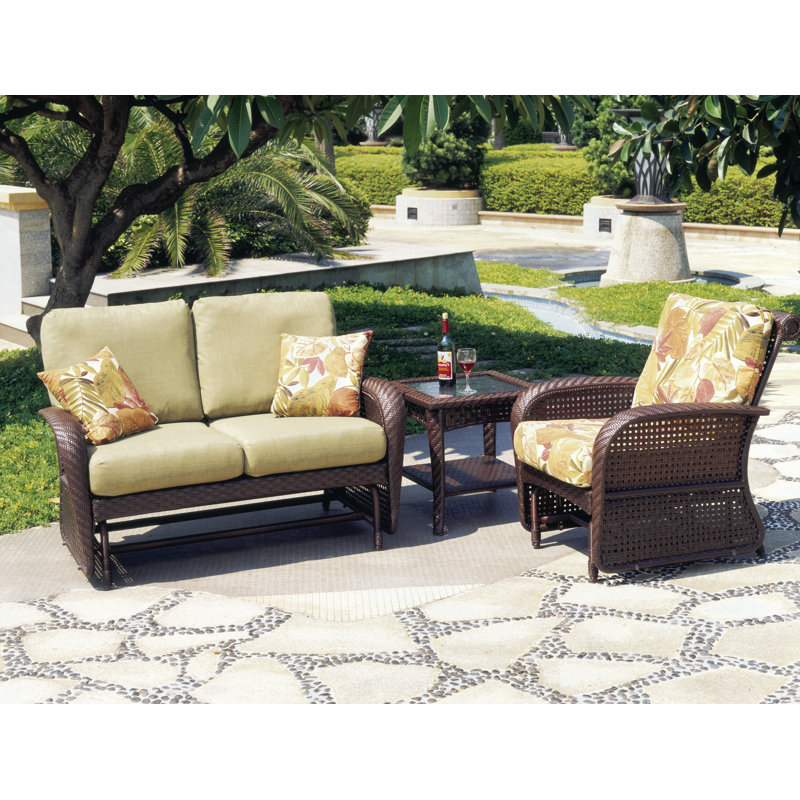 Rashawn Square Wicker Outdoor Side Table , 22'' in. W 22'' in. D
