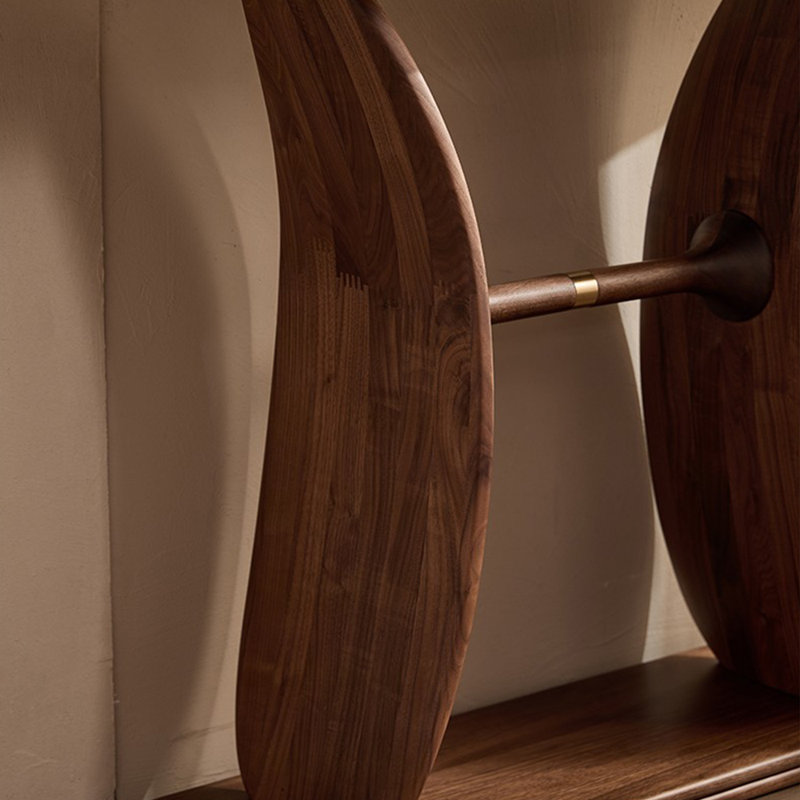 Modern style solid wood console table
