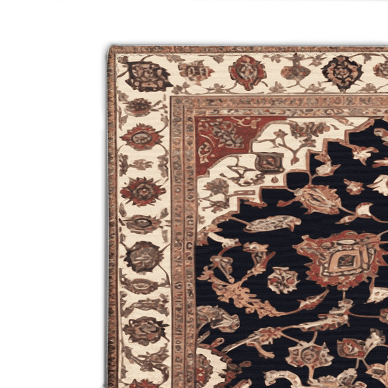Tapis d'intérieur et d'extérieur brun Persian, Rectangulaire 2 pi x 3 pi