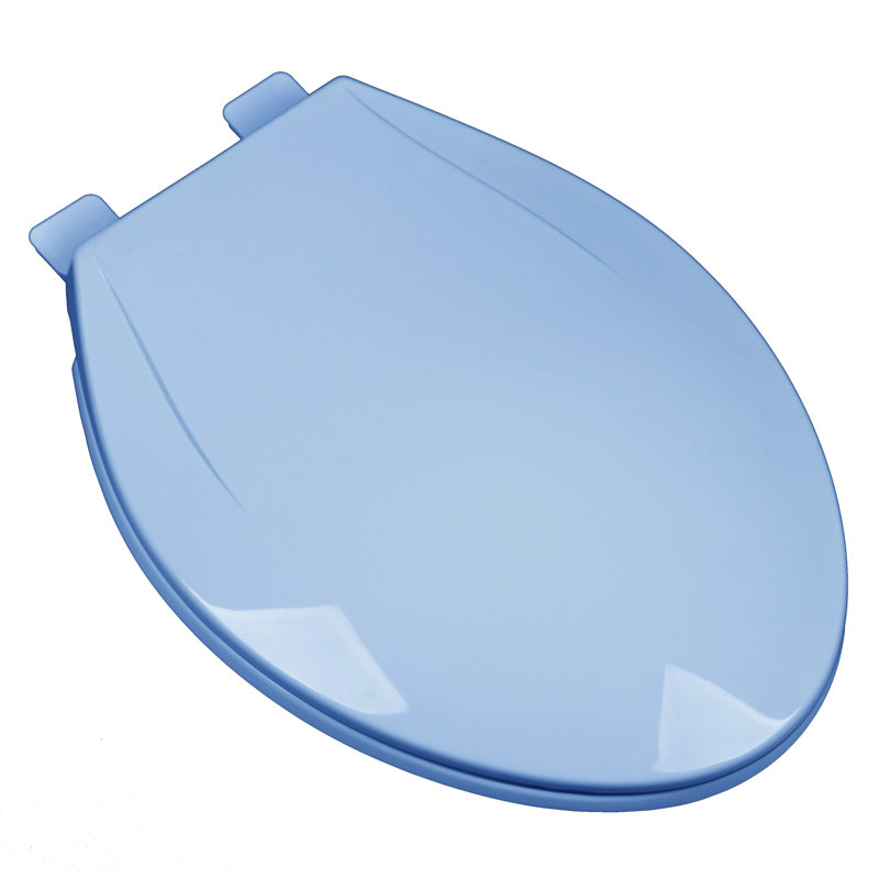 Elongated Toilet Seat and Lid, Regency Blue