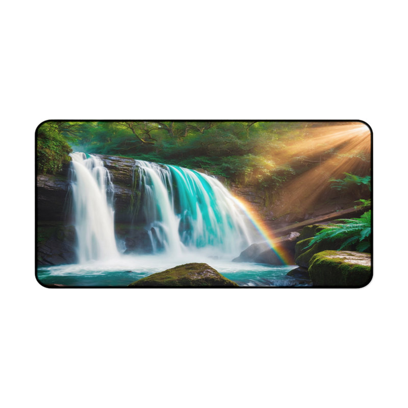 Polyester Desk Pad, 14.4x12.1