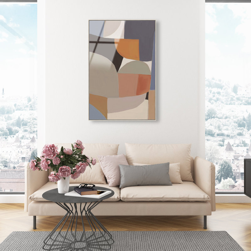 Muted Truth Print by Oliver Gal, 46"H x 31"W, Silver Floater Frame