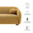 Kashvi 85" Chenille Fabric Sofa in Mustard