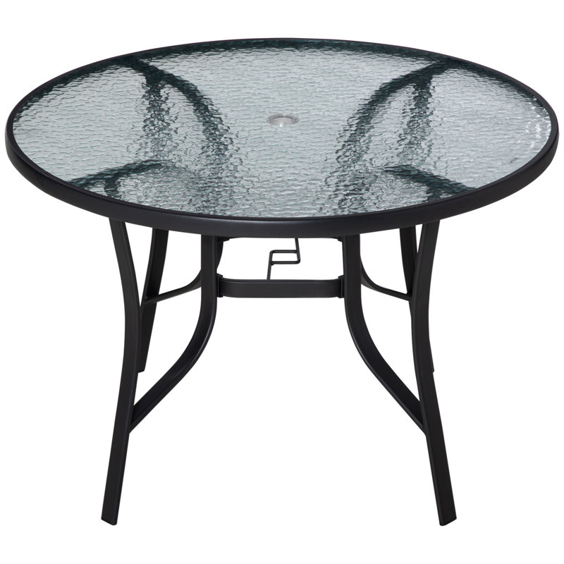 Floella Steel Dining Table