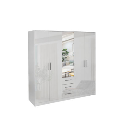 Pamel 5 Door Wardrobe