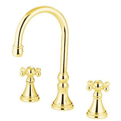 Madison Double Handle Deck Mounted Roman Tub Faucet