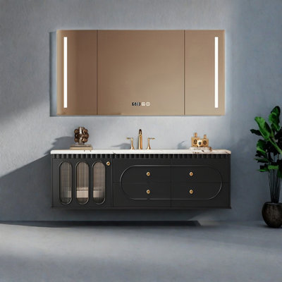 Armoire de salle de bain style français