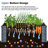 Large Rectangular Raised Garden Bed, Gray