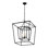Labarre 4 - Light Lantern Open Caged Pendant Antique Gold