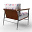 Fauteuil d'appoint French Country - Teens Ribbon Dots-1001652868