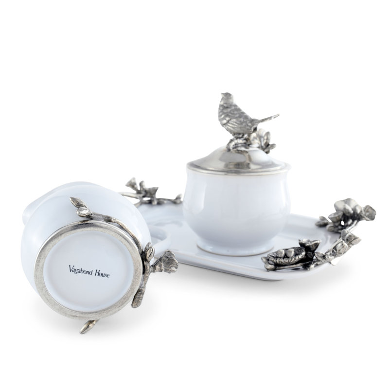 Song Bird Sugar And Creamer Set
