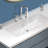 Topcraft 2 Handle Widespread Bathroom Sink Faucet-94156293