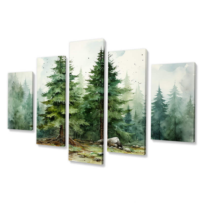 Minimalisme pin arbre forêt III