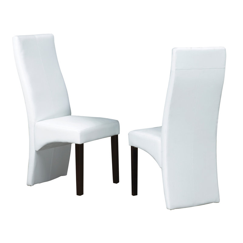 Chaise de salle à manger Wadkins, Blanc