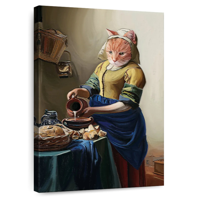 Chat Ketti Vermeer, H 24 po x l 16 po