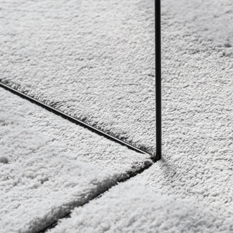 Rug "HUARTE" Short Pile Soft and Washable Grey, Rectangle 240 x 340cm