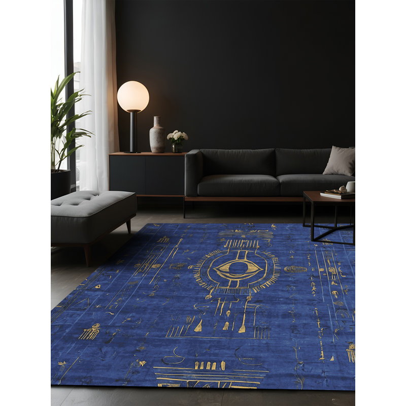 Tapis gris soyeux et moelleux, Carré 5 pi