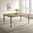 Jahnya 5-Piece Dining Set, Dining Table With 4 Cross Back Dining Chairs, Light Oak Finish-208596205