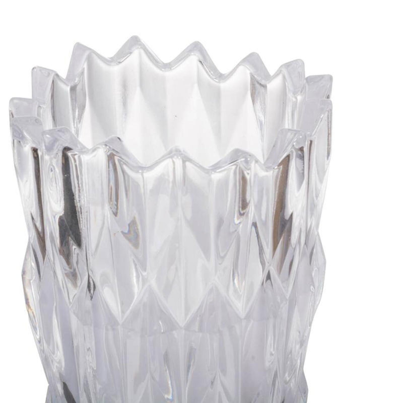 Mcvicker Glass Table Vase, 9.4" H x 4.7" W x 4.7" D