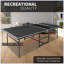 Ensemble de table de ping-pong pliable et portable de 8 pieds de taille moyenne pour jeux de société avec filet, 2 raquettes de tennis de table et 3 balles-124823350-124823347