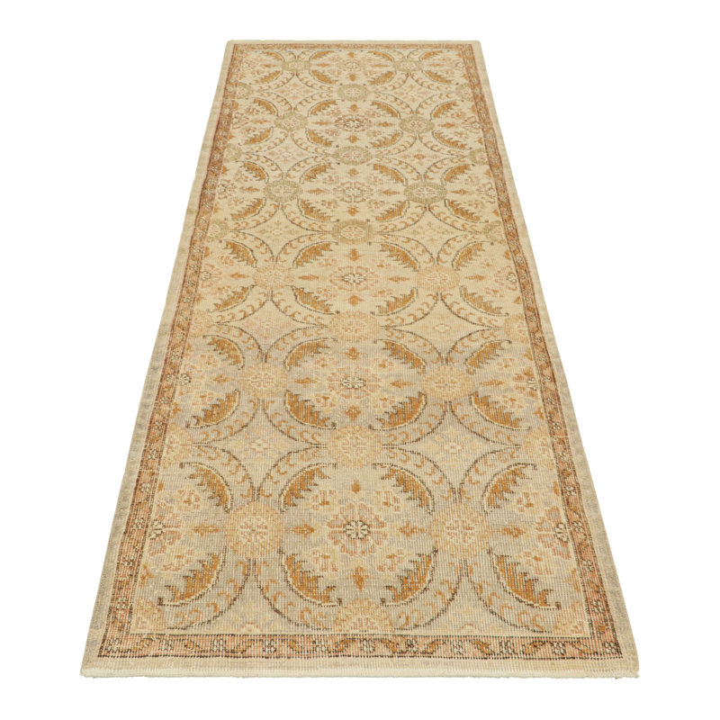 One-of-a-Kind 3'X8'4" Hand Knotted Area Rug