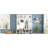 Farmhouse Wooden Style Hall Tree with 6 Hooks, Practical Walnut Storage Bench with Adjustable Shelves,  4-in-1 Entryway Shoe Cabinet with 13 Cubbies for Mudroom, Living Room-338569513