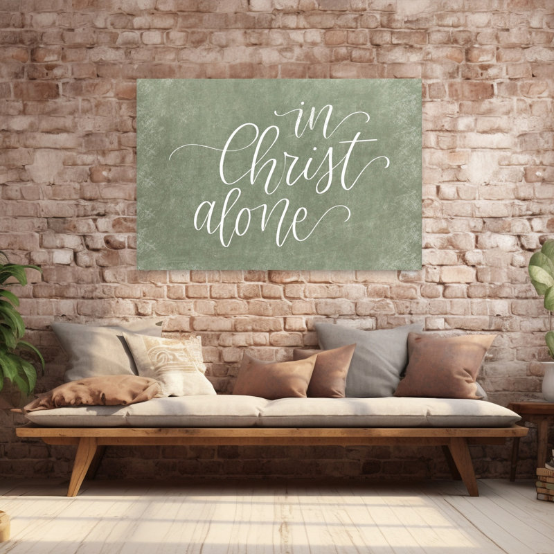 In Christ Alone, art contemporain abstrait, H 40 po x l 60 po