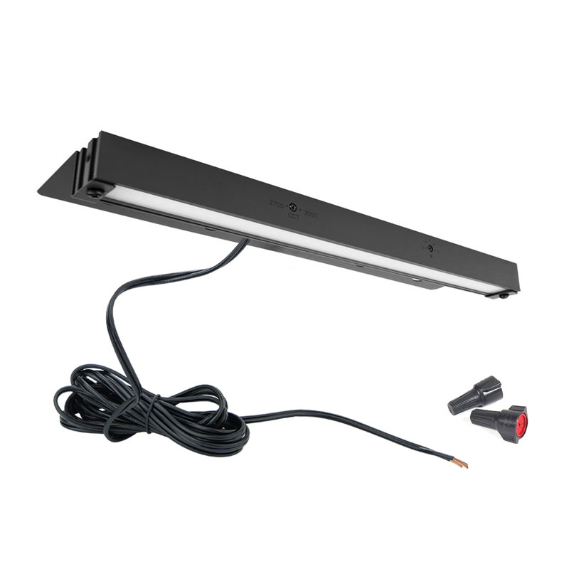 Low Voltage Integrated LED Pathway Light Kit, Black