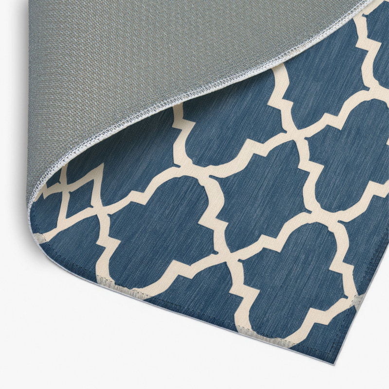 Tapis gris intérieur et extérieur Trellis, Rectangulaire 8 pi x 10 pi