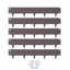 Bordure de jardin en acier H 6,15 po x l 39 po Vevor