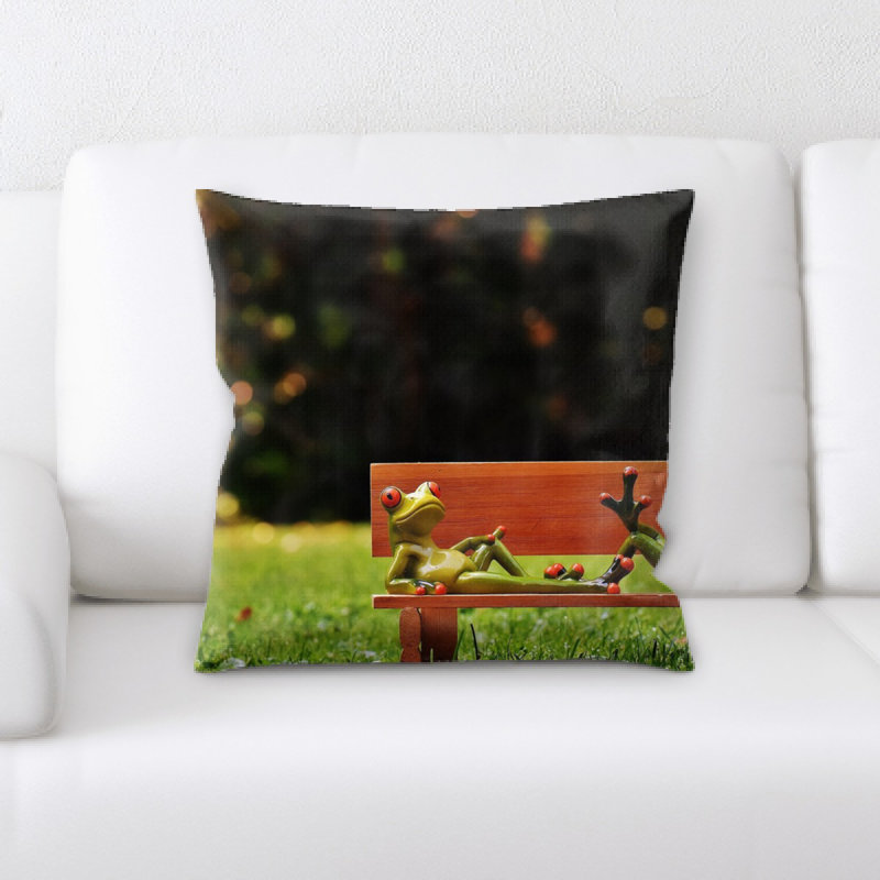 Coussin de grenouilles