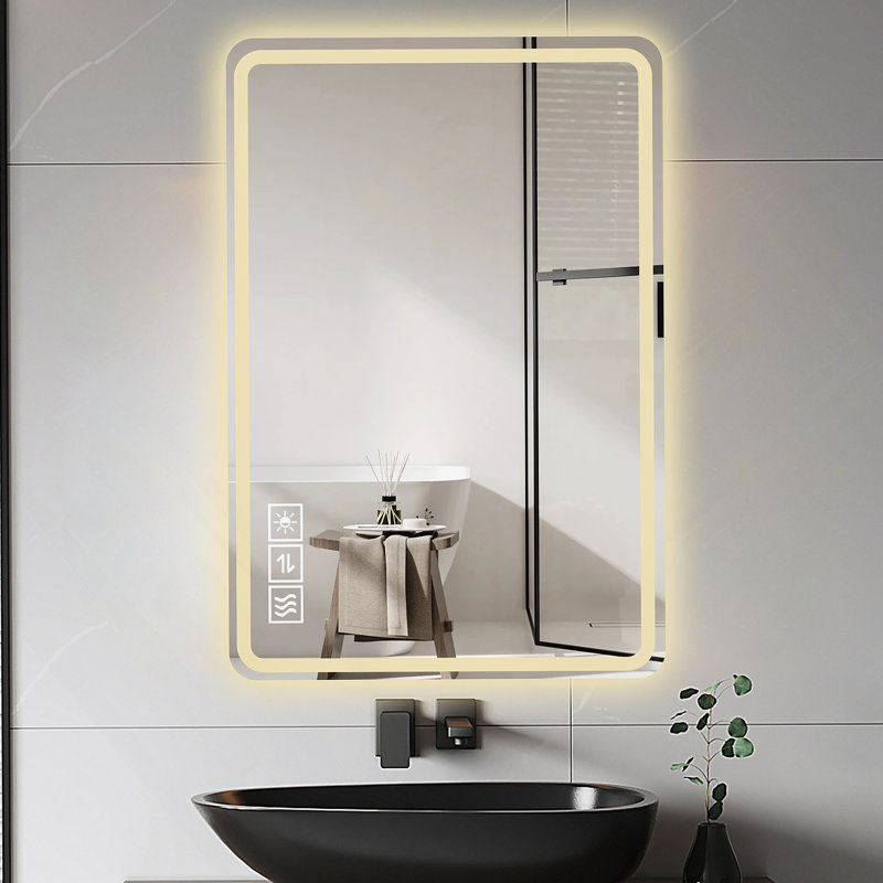 Miroir rectangulaire horizontal et vertical